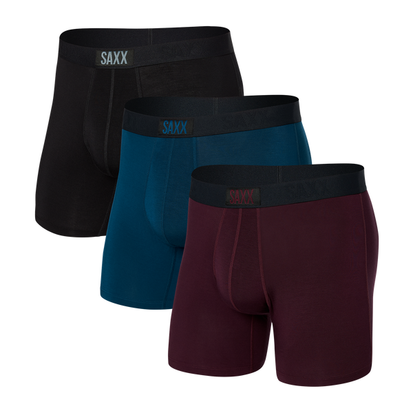 Vibe Boxer Brief in Black by SAXX Underwear Co. - Hansen's Clothing