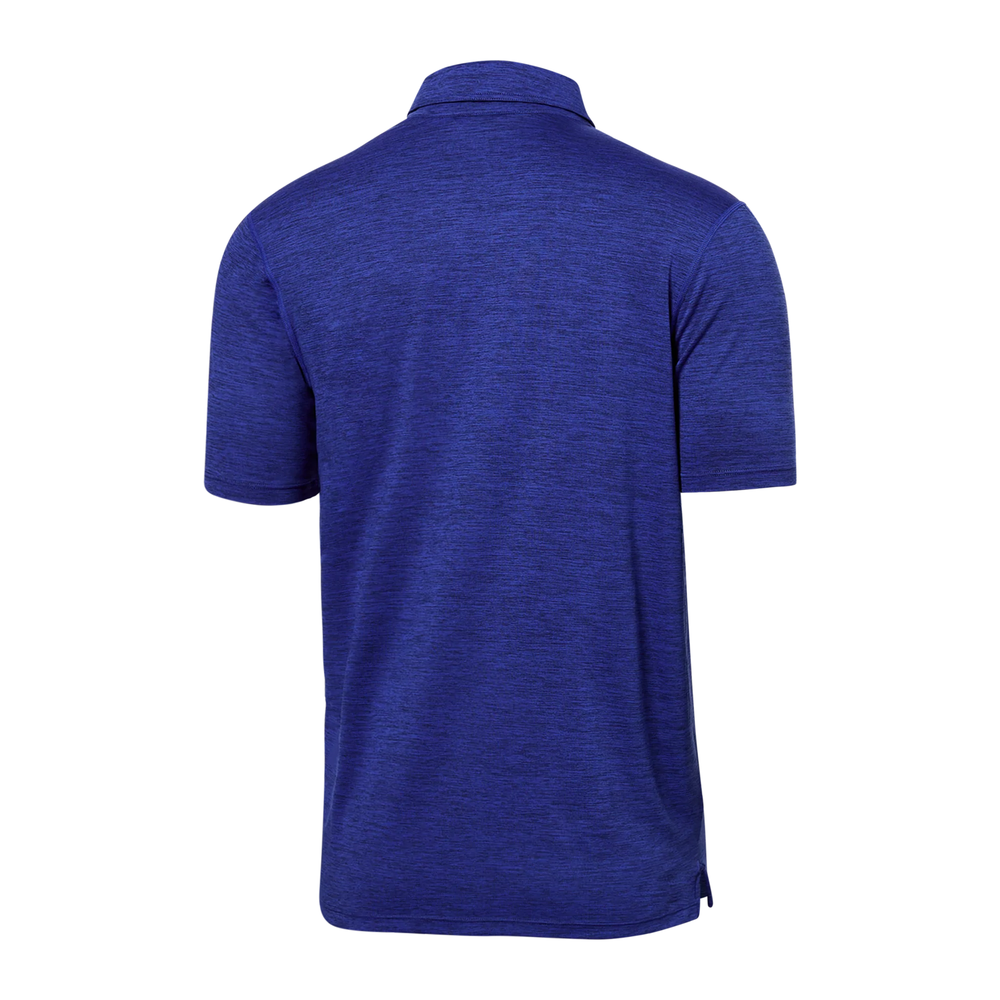 Back of Droptemp All Day Cooling  Polo in Sport Blue Heather