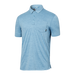 Front of Droptemp All Day Cooling  Polo in Washed Blue Heather