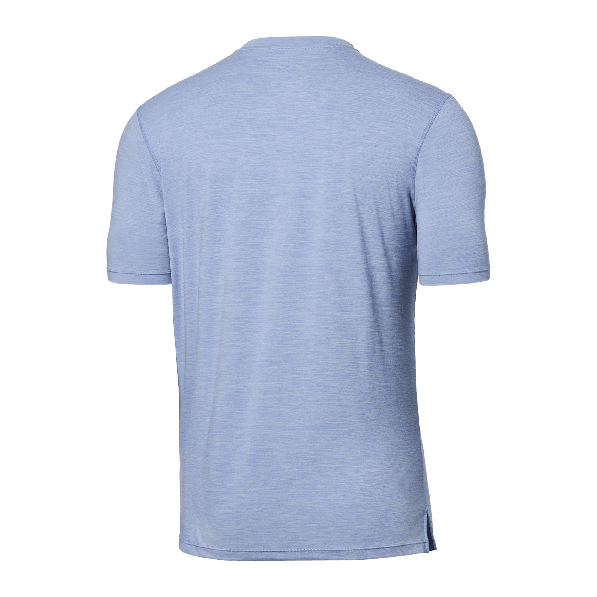 Back of DropTemp All Day Cooling Short Sleeve Tee in Lavender Heather