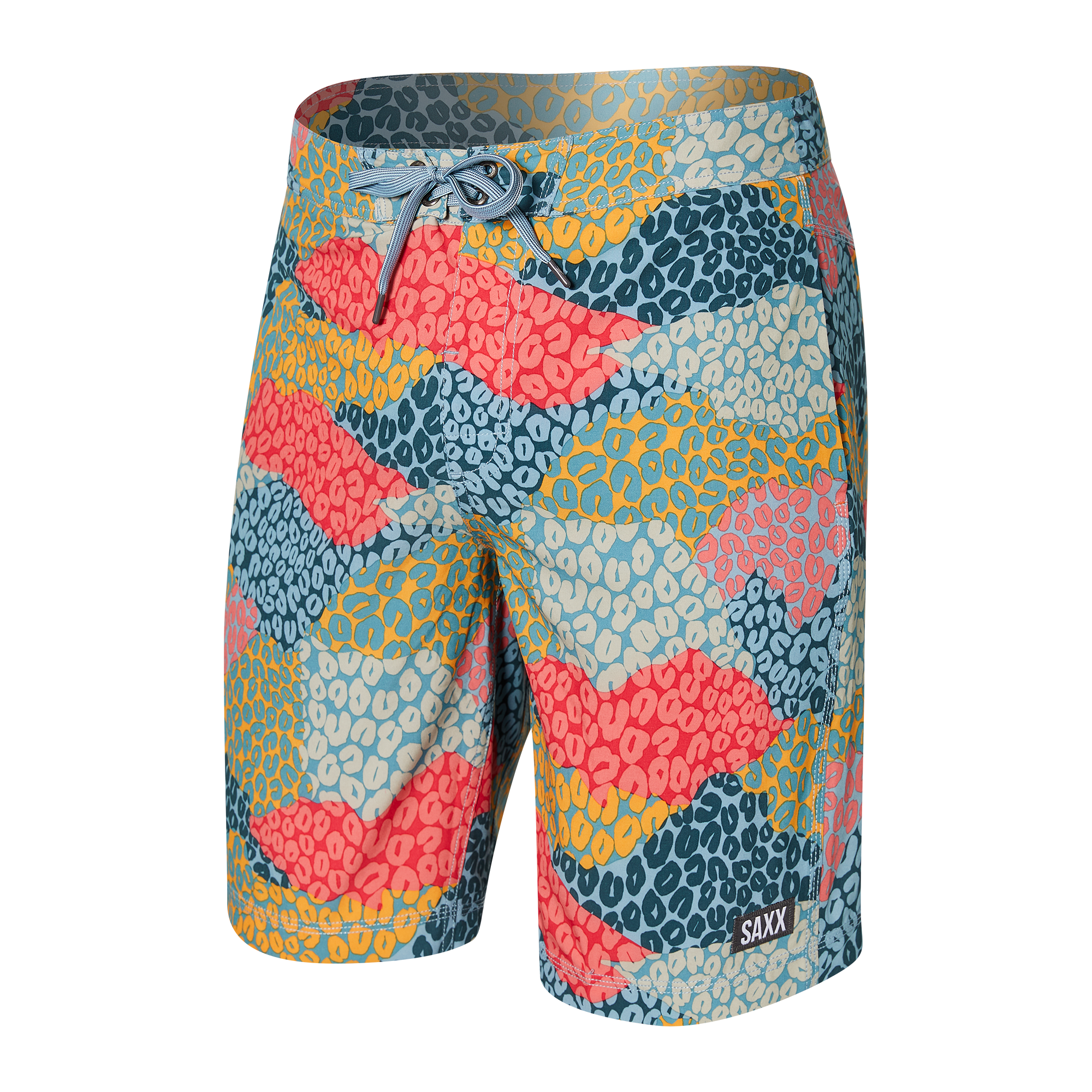 Front of Betawave 2N1 Swim Boardie 19" in Multi Predator Camo