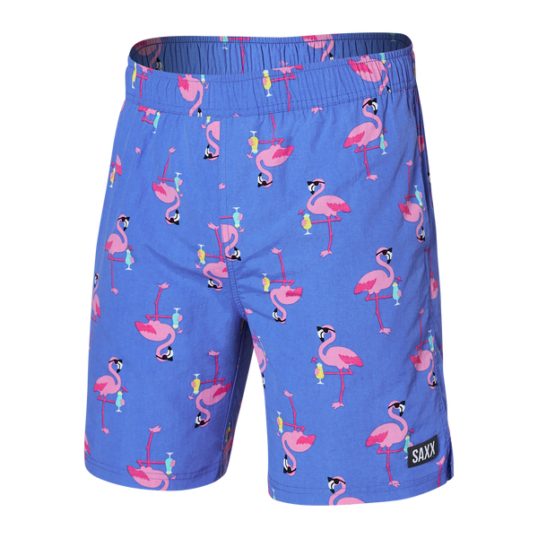 Pink flamingo board outlet shorts