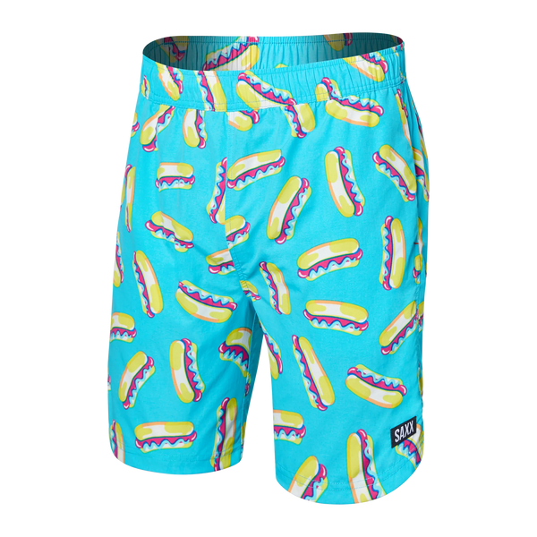 Go Coastal 2N1 Long Volley Short - Pop Dogs- Hyper Blue | – SAXX ...