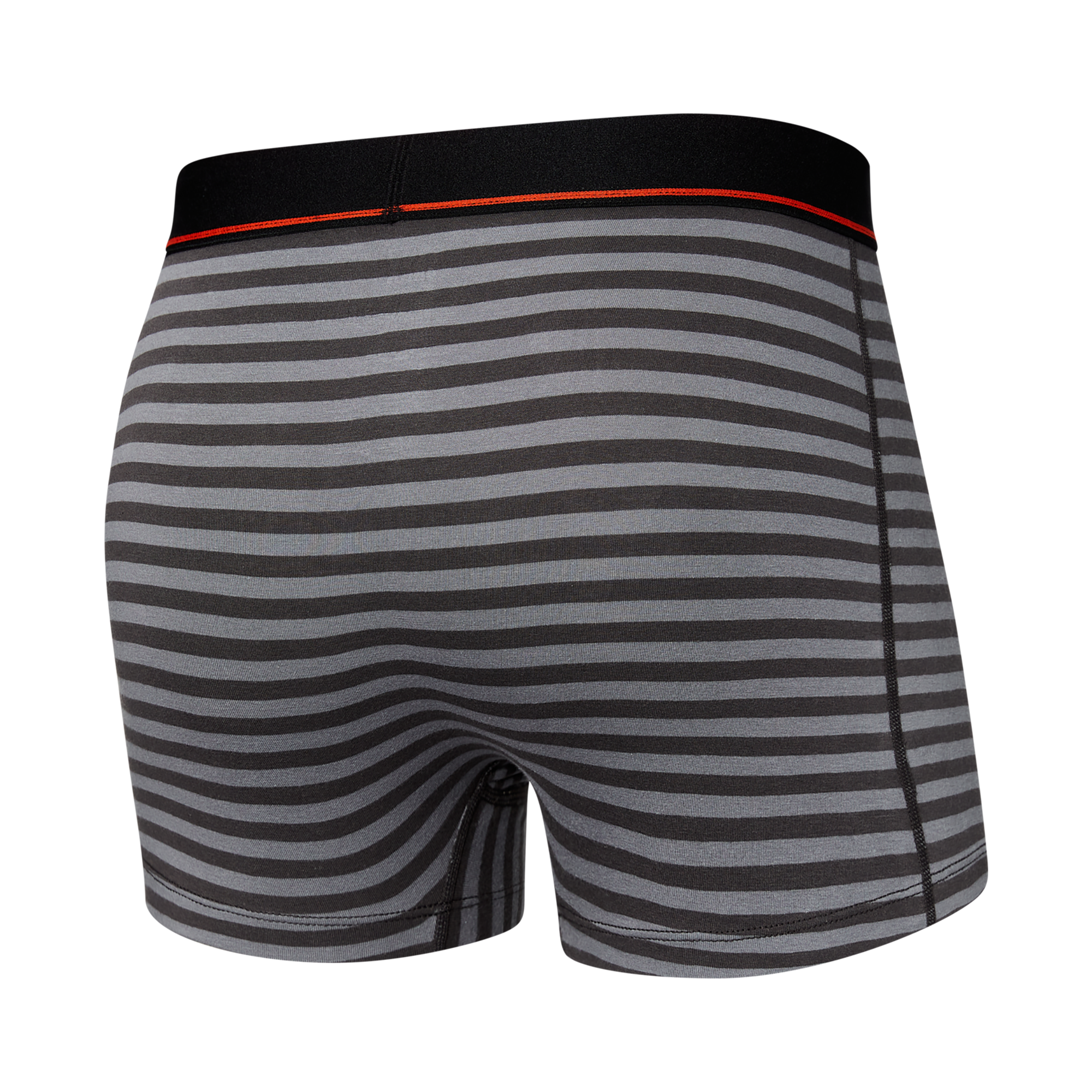 Back of Non-Stop Stretch Cotton Trunk in Hiker Stripe- Grey