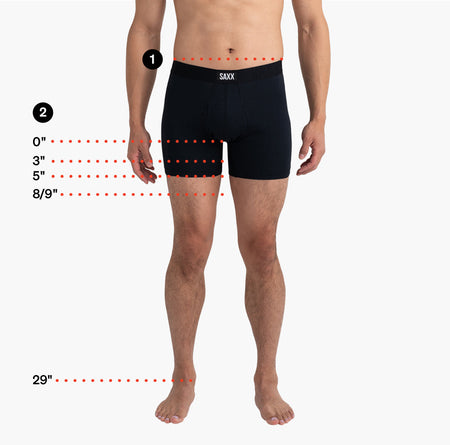 Fit Guide - Underwear Size Chart | – SAXX Underwear Canada